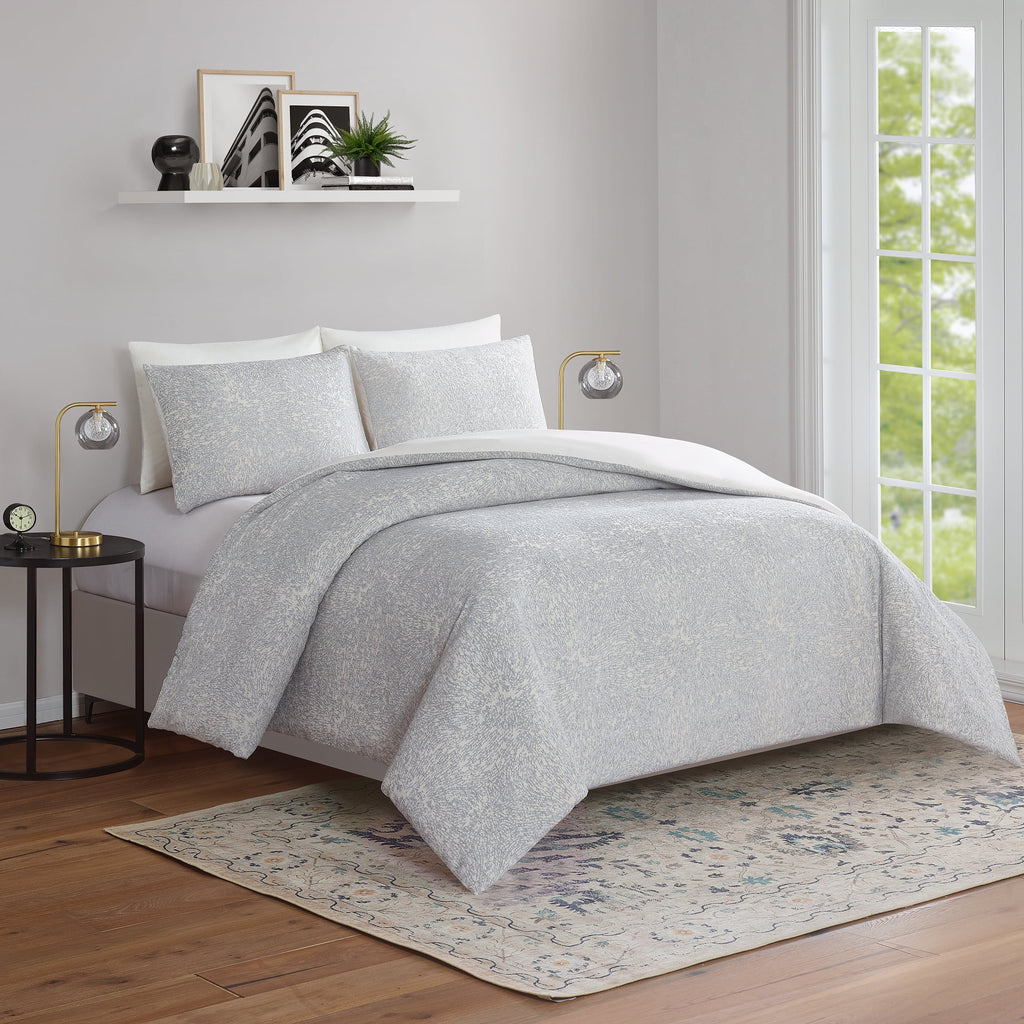 Better Homes & Garden Grey Chenille 3-Piece Comforter Set, Full/Queen, All Ages